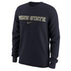 Men's Nike Penn State Nittany Lions Camo Wordmark Tee, Size: Small, Blue (navy)