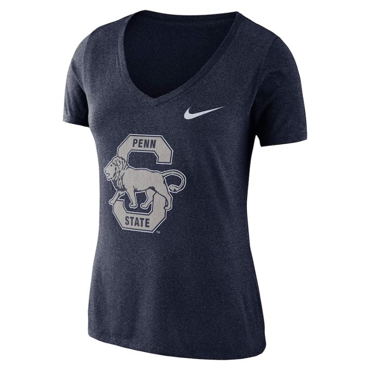 Women's Nike Penn State Nittany Lions Vault Tee, Size: Large, Blue (navy)