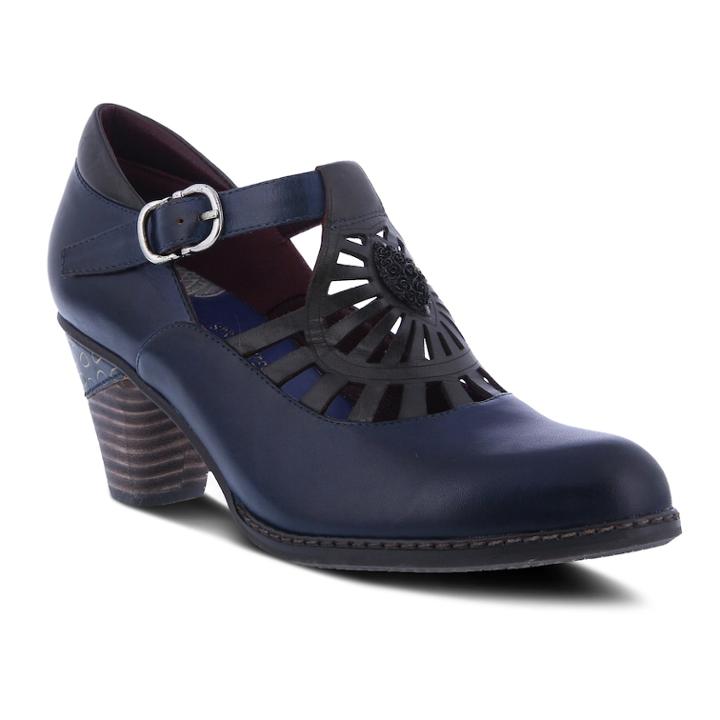 L'artiste By Spring Step April Women's Mary Jane Shoes, Size: 36, Blue (navy)