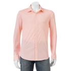Men's Apt. 9&reg; Slim-fit Stretch Button-down Shirt, Size: Xlg Slim, Lt Orange