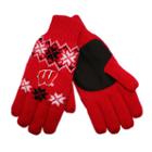 Adult Forever Collectibles Wisconsin Badgers Lodge Gloves, Adult Unisex, Multicolor