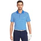 Men's Izod Swingflex Classic-fit Striped Stretch Performance Golf Polo, Size: Small, Blue