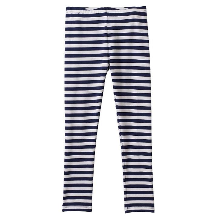 Girls 4-10 Jumping Beans&reg; Striped Leggings, Girl's, Size: 6, Dark Blue