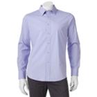 Men's Apt. 9&reg; Slim-fit Patterned Stretch Button-down Shirt, Size: Xlg Slim, Brt Purple