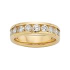 14k Gold 2 Carat T.w. Diamond Anniversary Ring, Women's, Size: 5.50, White