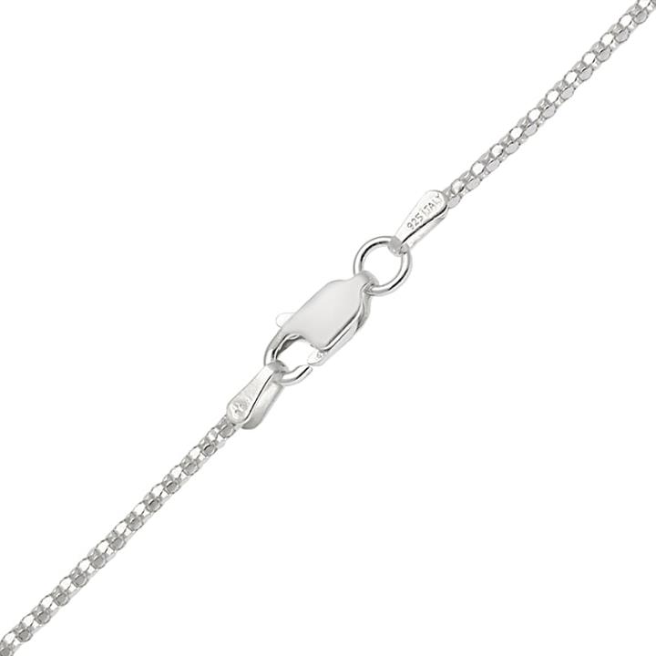 Primrose Sterling Silver Round Link Necklace - 20-in, Women's, Size: 20, Grey