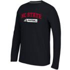 Men's Adidas North Carolina State Wolfpack Sideline Gridiron Tee, Size: Xl, Nst Black