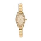 Laura Ashley Women's Crystal Expansion Watch, Yellow