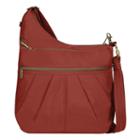 Travelon Signature Rfid-blocking Anti-theft Crossbody Bag, Adult Unisex, Red