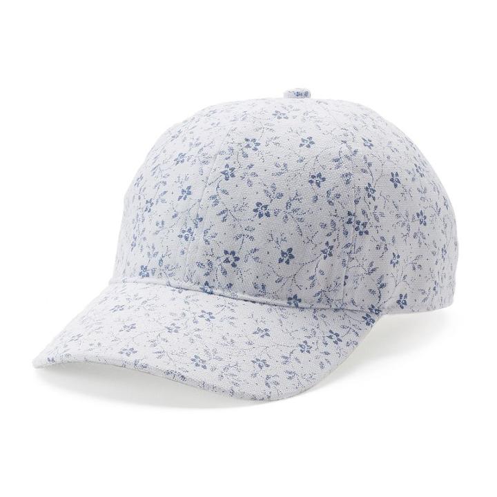 Women's Chaps Ditsy Floral Baseball Cap, White