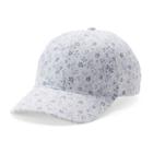 Women's Chaps Ditsy Floral Baseball Cap, White