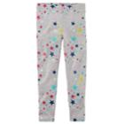 Girls 4-8 Carter's Print Leggings, Size: 4, Gray Star