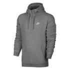 Men's Nike Club Half-zip Fleece Hoodie, Size: Medium, Grey Other