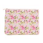 Floral Pouch, Women's, Pink Multi