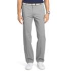 Men's Izod Straight-fit Performance Plus Flat-front Chino Pants, Size: 32x34, Dark Grey