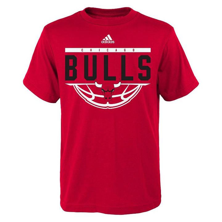 Boys 8-20 Adidas Chicago Bulls Balled Out Tee, Size: M(10-12), Red