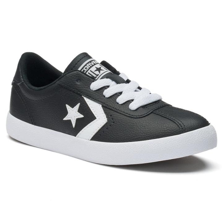 Kids' Converse Breakpoint Leather Sneakers, Kids Unisex, Size: 3, Black