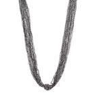 Simply Vera Vera Wang Long Knotted Seed Bead Multi Strand Necklace, Women's, Black