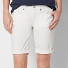 Women's Sonoma Goods For Life&trade; Cuffed Bermuda Jean Shorts, Size: 4, White