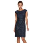 Women's Scarlett Sequin Sheath Dress, Size: 10, Blue (navy)