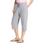Plus Size Just My Size French Terry Capris, Women's, Size: 4xl, Grey