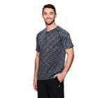 Men's Gaiam Embrace Henley Tee, Size: Medium, Black