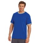 Men's Champion Jersey Ringer Tee, Size: Medium, Blue