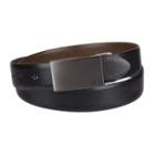 Men's Dockers Reversible Feather-edge Plaque-buckle Belt, Size: 32, Grey (charcoal)