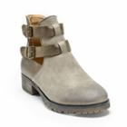 Muk Luks Ina Women's Ankle Boots, Girl's, Size: 6, Beig/green (beig/khaki)