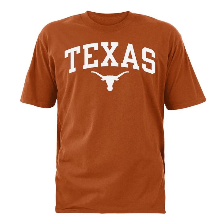 Boys 8-20 Texas Longhorns Wordmark Tee, Size: S 8, Orange