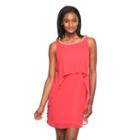 Women's Expo Beaded Shift Dress, Size: 6, Pink