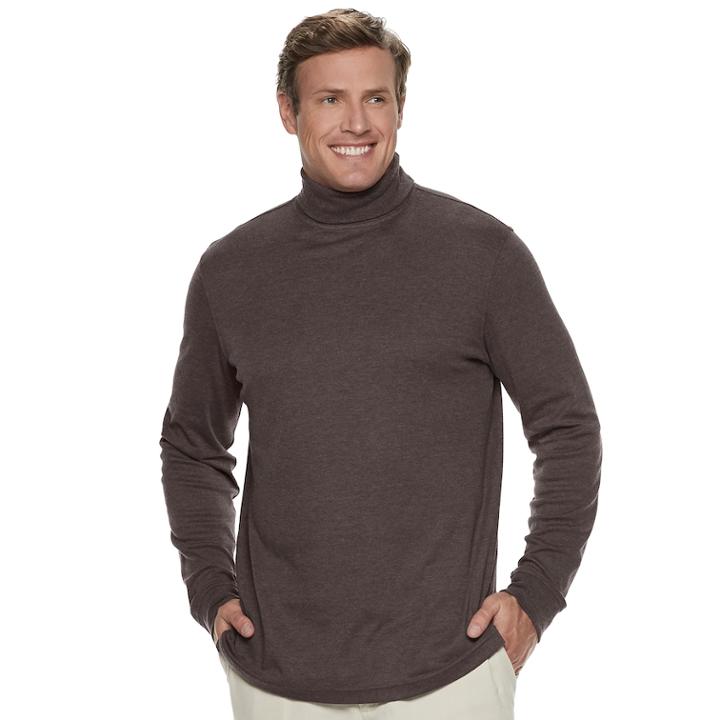 Big & Tall Croft & Barrow&reg; Classic-fit Easy-care Turtleneck, Men's, Size: 3xb, Lt Beige
