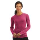 Women's Jockey Scrubs Performance Rx Dry Comfort Long Sleeve Tee, Size: Small, Pink