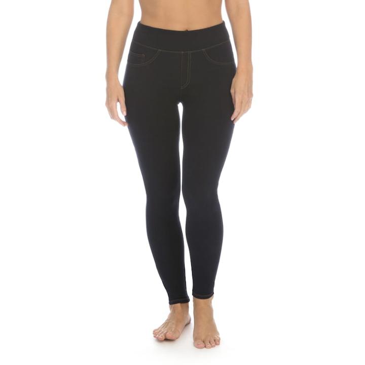 Red Hot By Spanx Shaping Jean-look Leggings - 20174r, Women's, Size: Xl, Blue