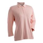 Women's Nancy Lopez Grace 3/4-sleeve Golf Polo, Size: Medium, Pink