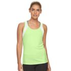 Women's Tek Gear&reg; Performance Base Layer Workout Tank, Size: Large, Brt Green