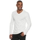 Men's Marc Anthony Essential Slim-fit V-neck Sweater, Size: Large, White