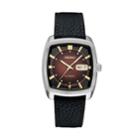 Seiko Men's Recraft Leather Automatic Watch - Snkp25, Size: Large, Black