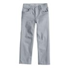 Boys 4-12 Sonoma Goods For Life&trade; Straight Comfy Waist Pants In Regular, Slim & Husky, Size: 8, Med Grey