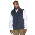 Men's Columbia Flattop Ridge Fleece Vest, Size: Small, Blue Other