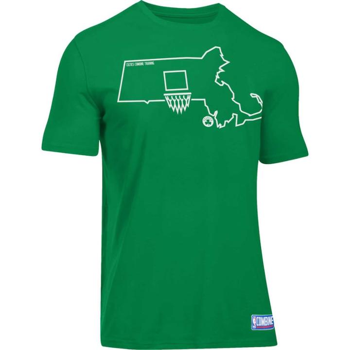 Men's Under Armour Boston Celtics Charged State Tee, Size: Small, Green