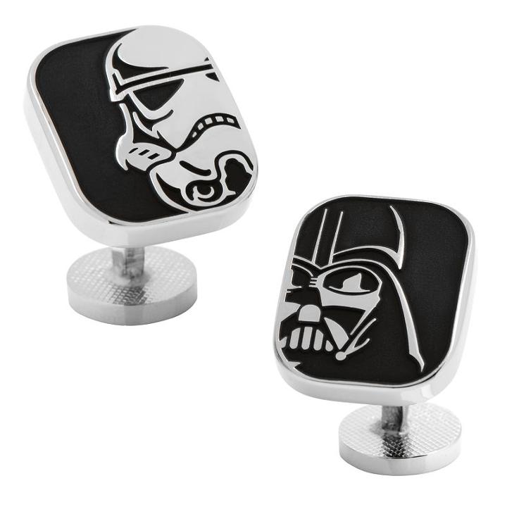 Star Wars Darth Vader & Stormtrooper Cuff Links, Men's, Black