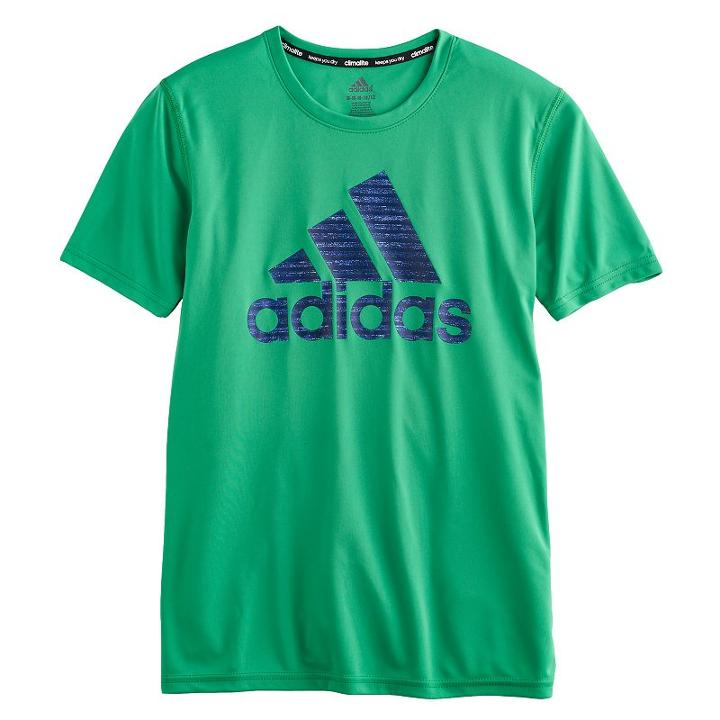 Boys 8-20 Adidas Climalite Logo Tee, Boy's, Size: Medium, Beige Oth