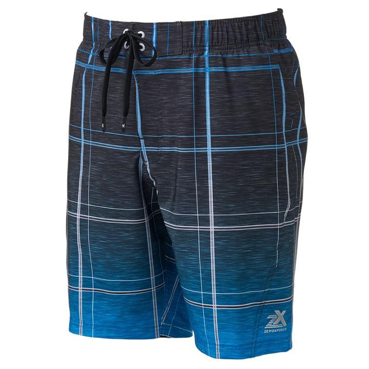 Men's Zeroxposur Stretch Swim Trunks, Size: Xl, Blue Other