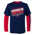 Boys 8-20 Washington Capitals First Line Tee Set, Size: Xl 18-20, Blue (navy)