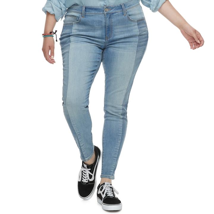 Juniors' Plus Size So&reg; Low-rise Jeggings, Teens, Size: 20 W, Blue
