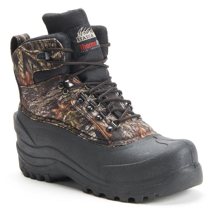 Itasca Ice Breaker Men's Camouflage Waterproof Boots, Size: 12, Multicolor