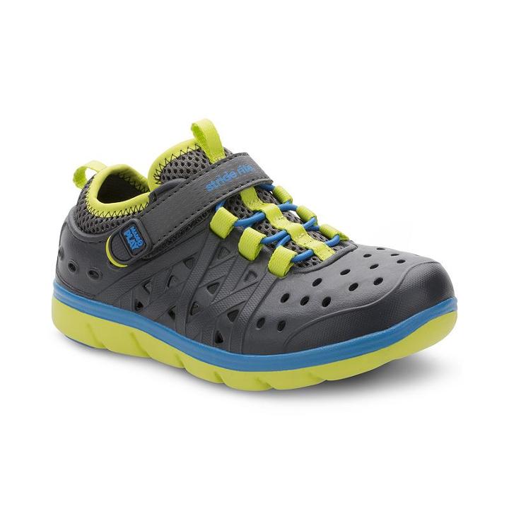 Stride Rite Made 2 Play Phibian Boys' Water Shoes, Boy's, Size: 5 T, Grey