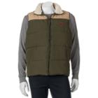 Men's Field & Stream Sherpa-lined Vest, Size: Large, Green