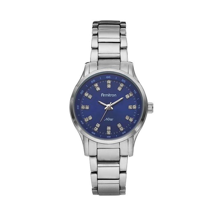 Armitron Now Women's Crystal Watch - 75/5100blsv, Grey
